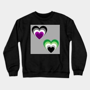 Aro/Ace hearts Crewneck Sweatshirt